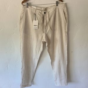 Zara Mens Linen pants CL 34/30